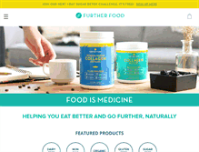 Tablet Screenshot of furtherfood.com